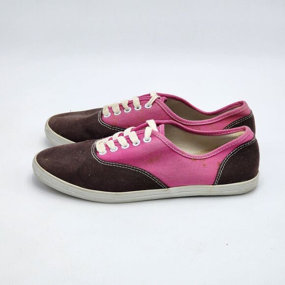 City Sneaks Pink Brown Sneakers Size 8.5 - Picture 4 of 9